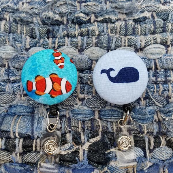 Fish and Whale Badge reels