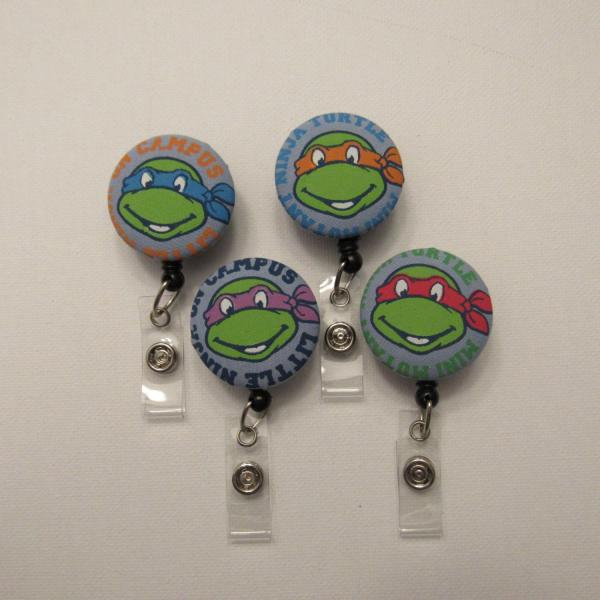 Teenage Mutant Ninja Turtle badge reels