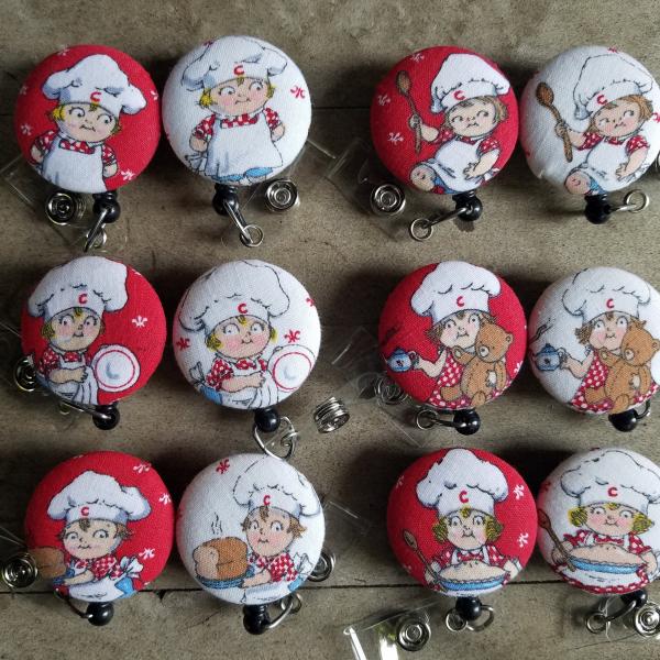 Campbell's Soup Badge Reels for Work or School
