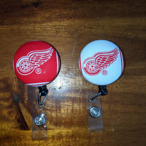 Detroit Red Wings badge reel