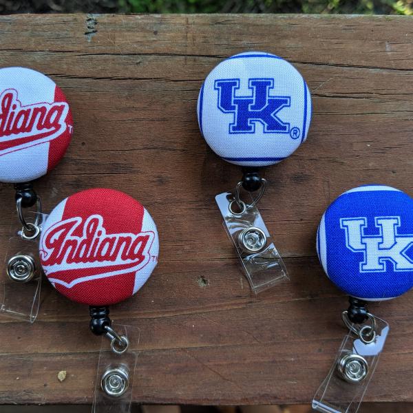 IU and UK Badge Reels for Work or School IDs