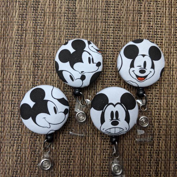 Mickey Badge Reel for work or School IDs