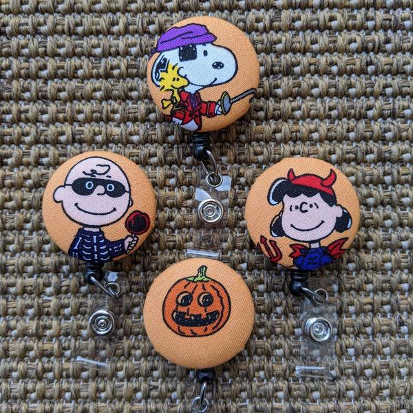 Peanuts Halloween Badge reels