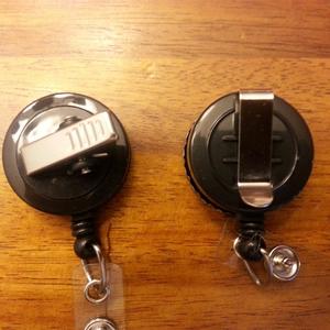 Fall badge reels for work or school ID