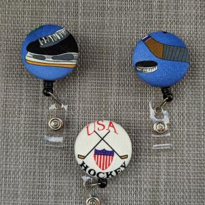 Hockey Badge Reels for School or Work IDs