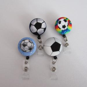 Soccer badge reels