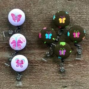 Butterfly Badge Reels for Work or School