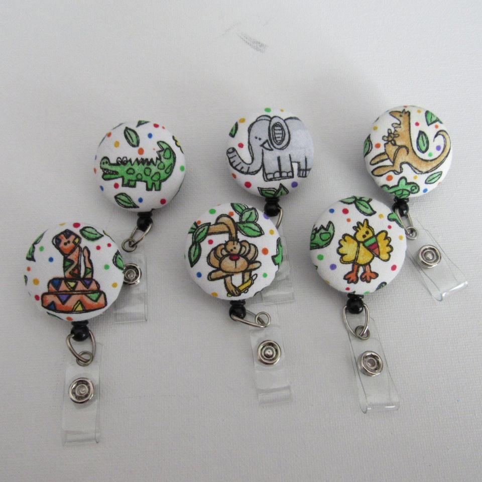 Jungle animal badge reels