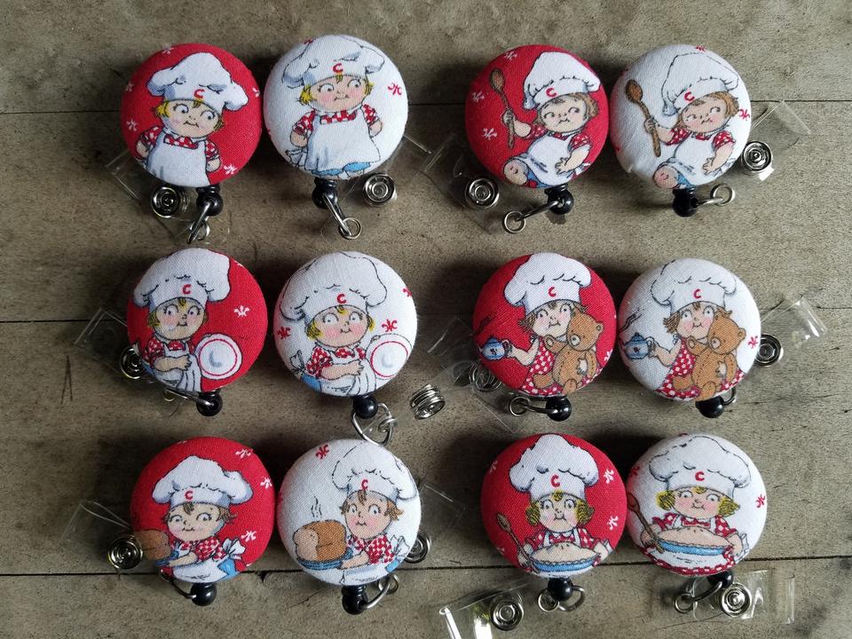 Campbell's Soup Badge Reels for Work or School
