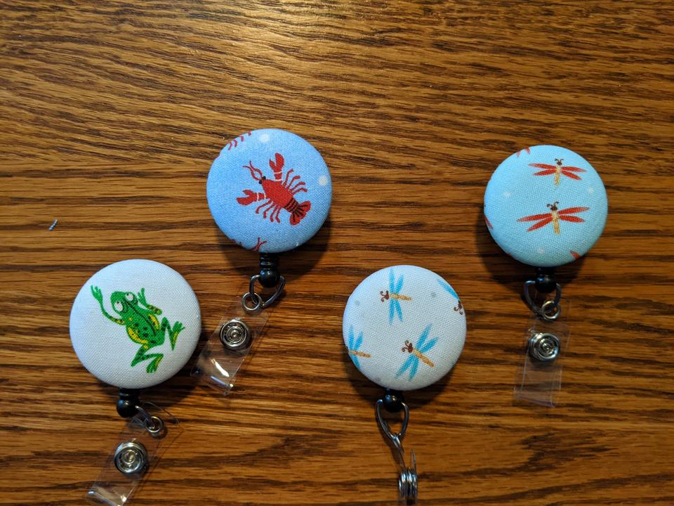 Insect and Lobster Badge reels