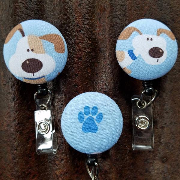 Cute Dog Badge reel