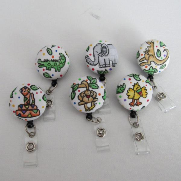 Jungle animal badge reels