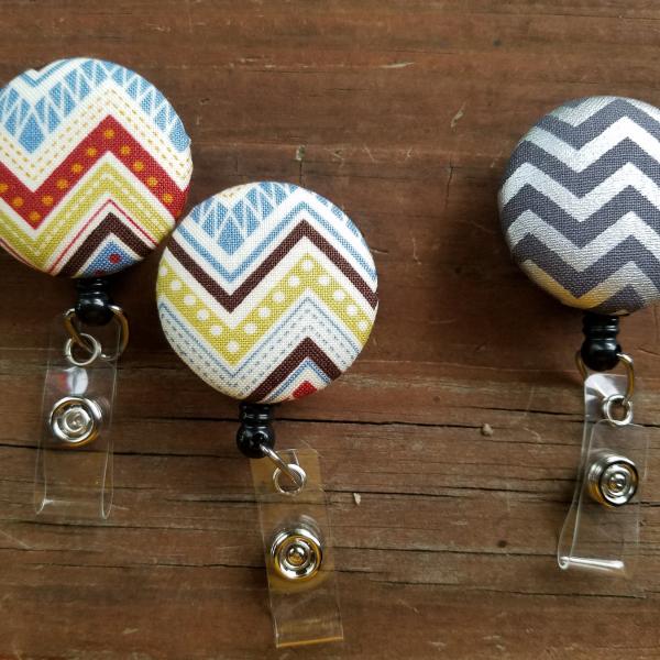 Chevron Badge Reel for school or work IDs