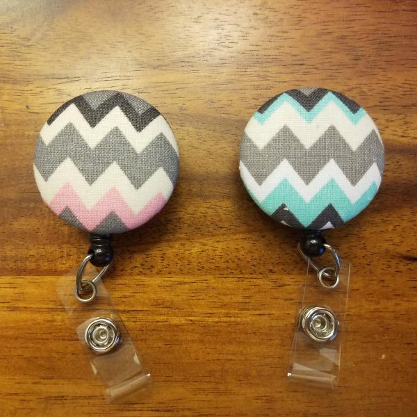 Chevron Badge reels for work or school IDs