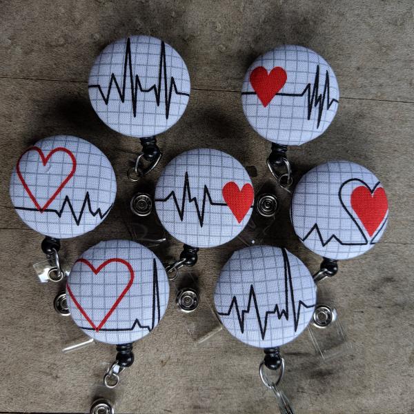 EKG Badge Reels for Work or School IDs