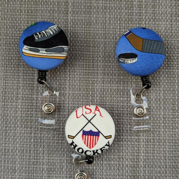 Hockey Badge Reels for School or Work IDs