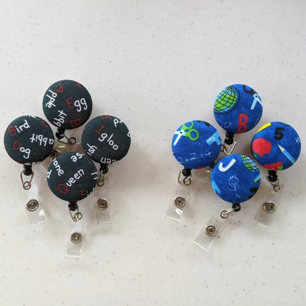 School variety badge reels for work or school