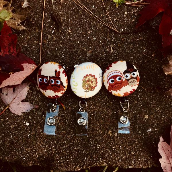 Thanksgiving themed badge reels