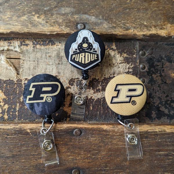 Purdue Badge Reels for Work or School IDs